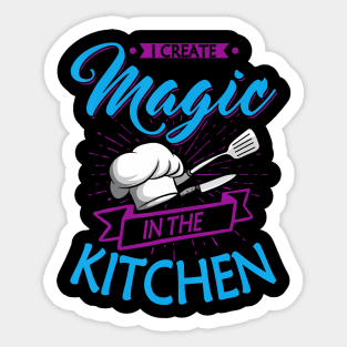 Chef Magic Kitchen Chief Cook Hat Culinary Sous Chef Cuisine Sticker